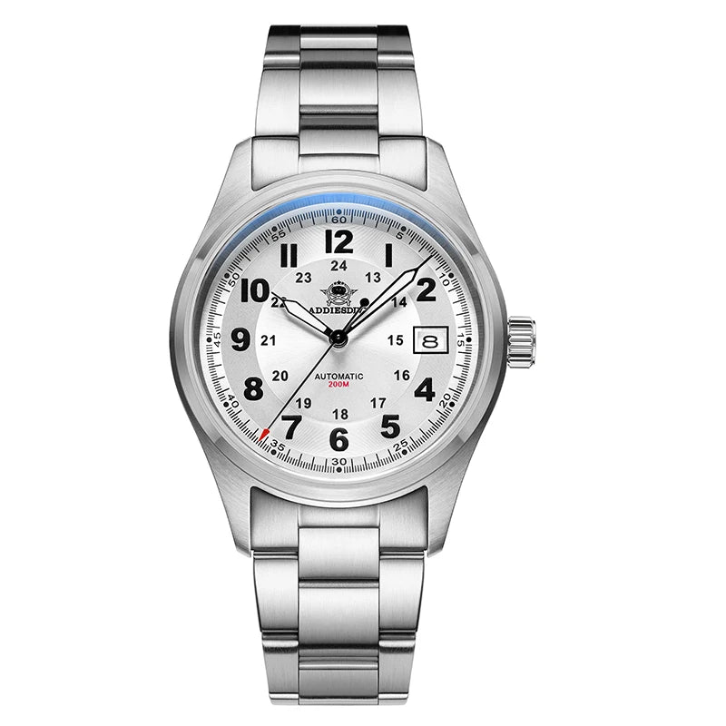 ADDIESDIVE Luxurious Men's Automatic Watch NH35A - Sapphire Glass & Stainless Steel