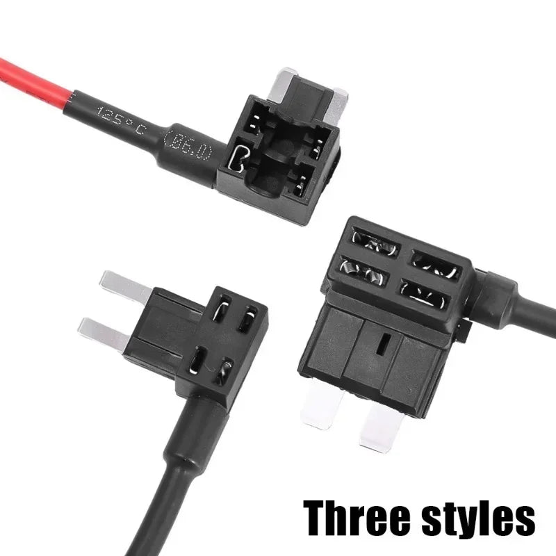 12V Mini & Medium Car Fuse Holder - Add-a-Circuit TAP Adapter (10/5 Pcs)
